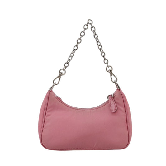 Prada Re-Edition Shoulder Bag Tessuto, PINK, NYLON, Shoulder bag