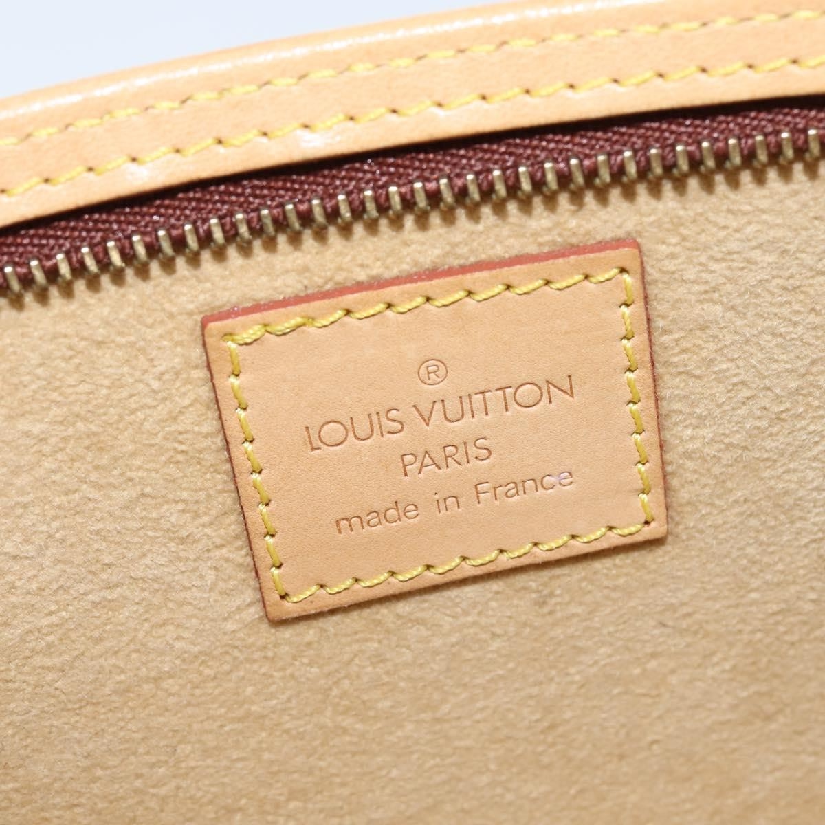 Louis Vuitton Pochette Accessoires Nomad Leather, BEIGE, LEATHER, Clutche & pouche
