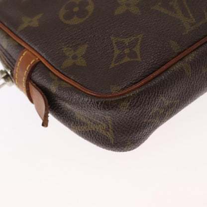 Louis Vuitton Pochette Marly Bandouliere Bag Monogram Canvas, BROWN, CANVAS, Shoulder bag