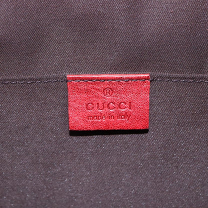 Gucci Vintage tote Leather, RED, LEATHER, Tote bag