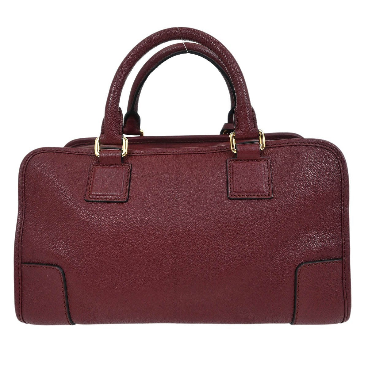 Loewe Amazona Bag Leather, BURGUNDY, LEATHER, Handbag