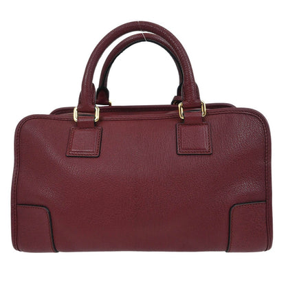 Loewe Amazona Bag Leather, BURGUNDY, LEATHER, Handbag