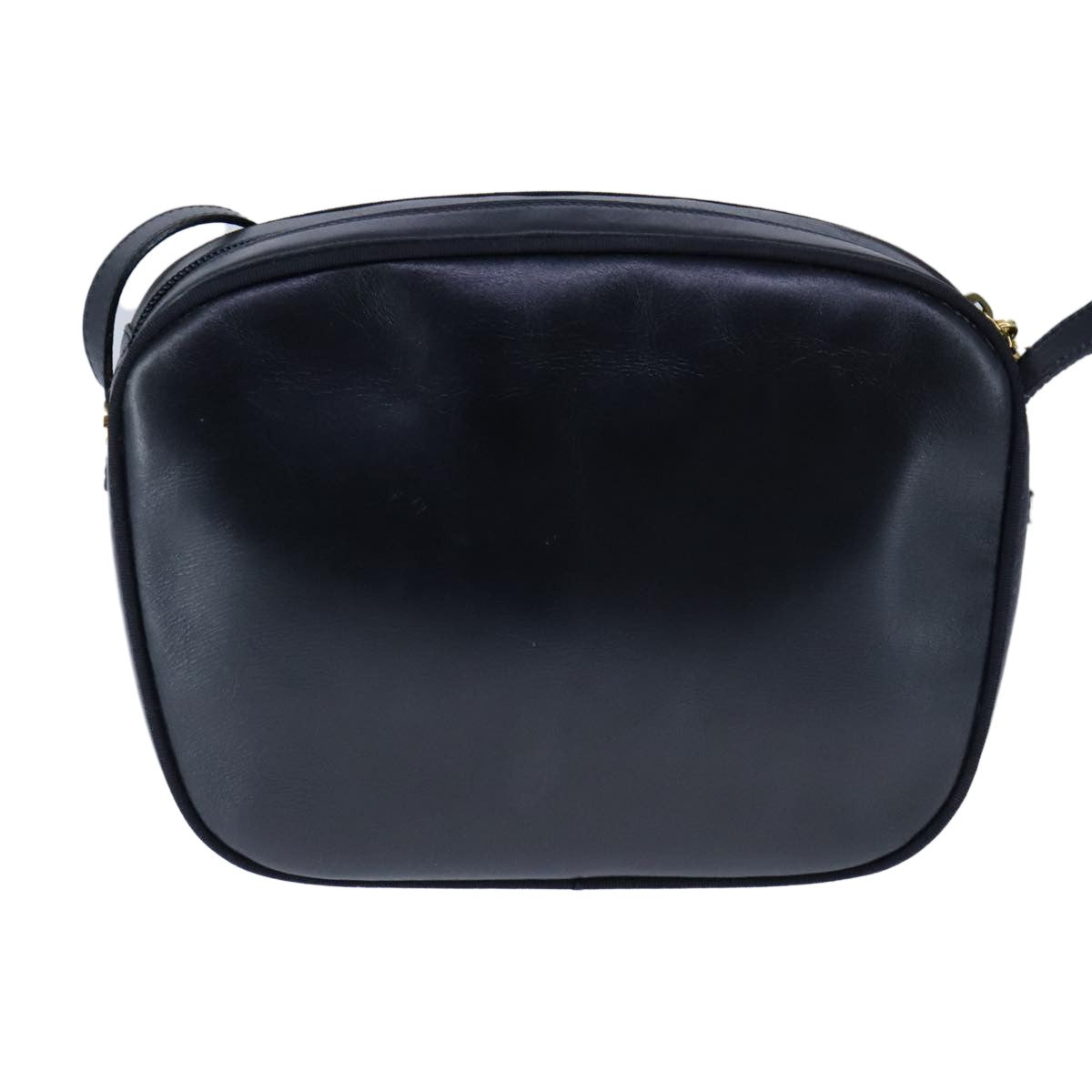 Salvatore Ferragamo Vala Shoulder Bag Leather, NAVY, LEATHER, Shoulder bag