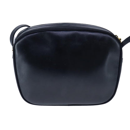 Salvatore Ferragamo Vala Shoulder Bag Leather, NAVY, LEATHER, Shoulder bag