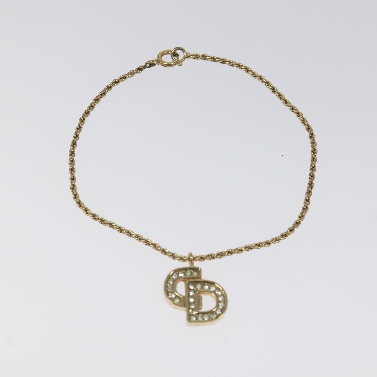 Christian Dior CD Logo Bracelet Metal, GOLD, METAL, Bracelet