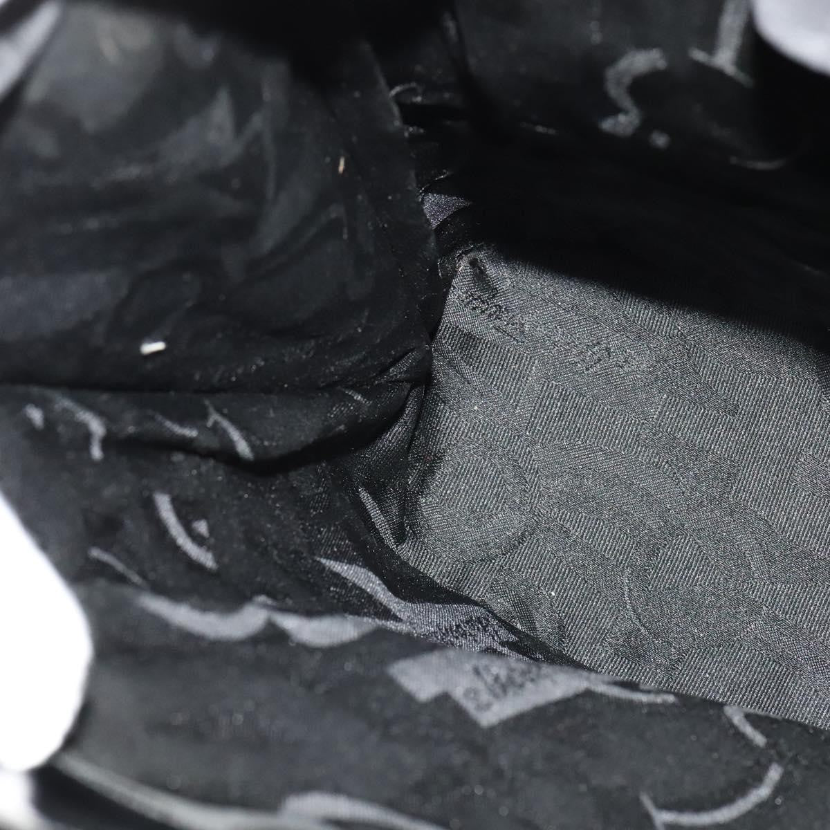 Salvatore Ferragamo Gancini Shoulder Bag Patent Leather, BLACK, PATENT_LEATHER, Shoulder bag