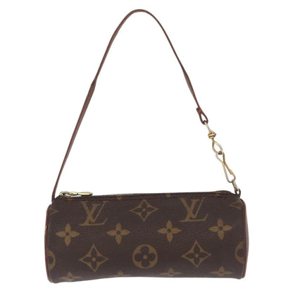 Louis Vuitton Papillon Pochette Monogram Canvas, BROWN, CANVAS, Clutche & pouche