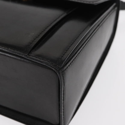 Bally Vintage Handbag Leather, BLACK, LEATHER, Handbag