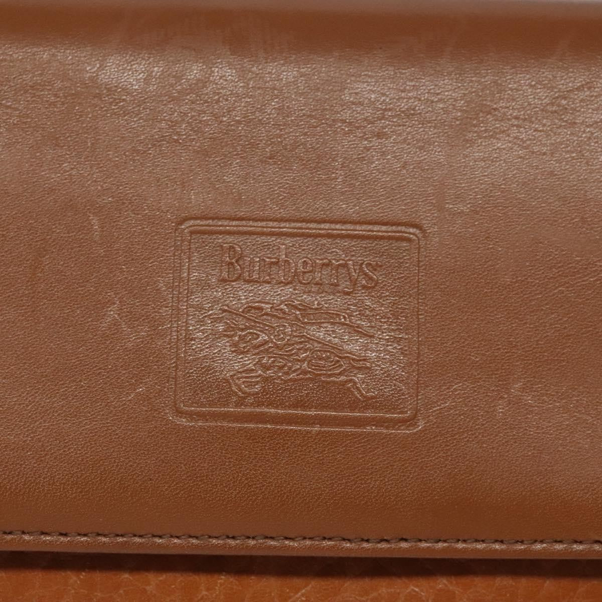 Burberry Vintage Flap Crossbody Bag Leather, BROWN, LEATHER, Shoulder bag