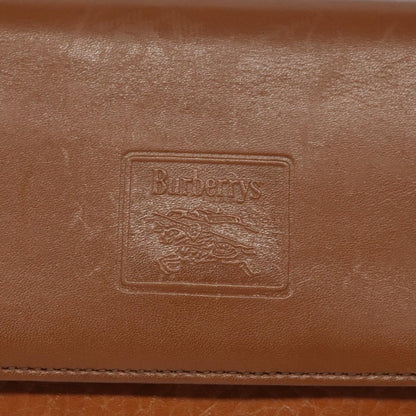 Burberry Vintage Flap Crossbody Bag Leather, BROWN, LEATHER, Shoulder bag