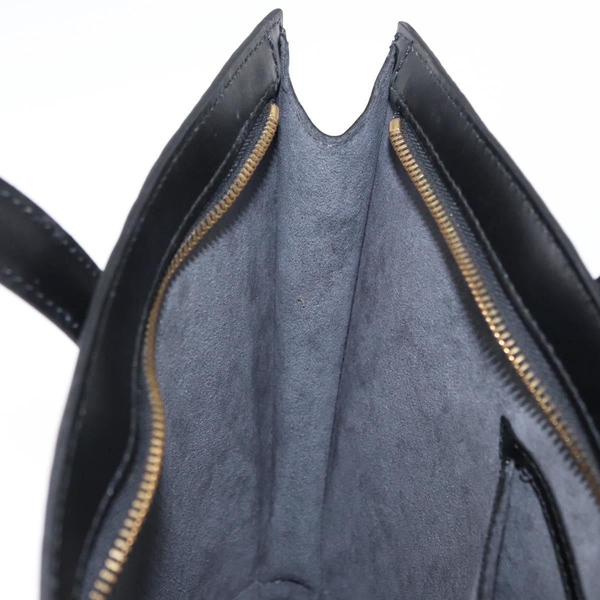 Louis Vuitton Saint Jacques Handbag Epi Leather, BLACK, LEATHER, Handbag