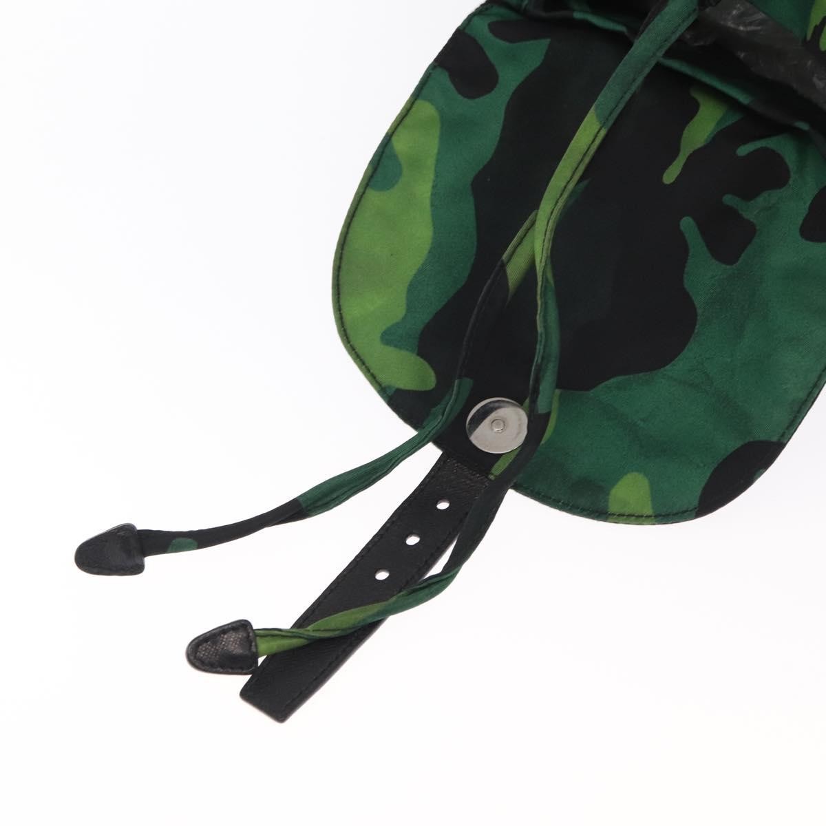 Prada Camouflage Backpack Tessuto, Green, Nylon, Backpack