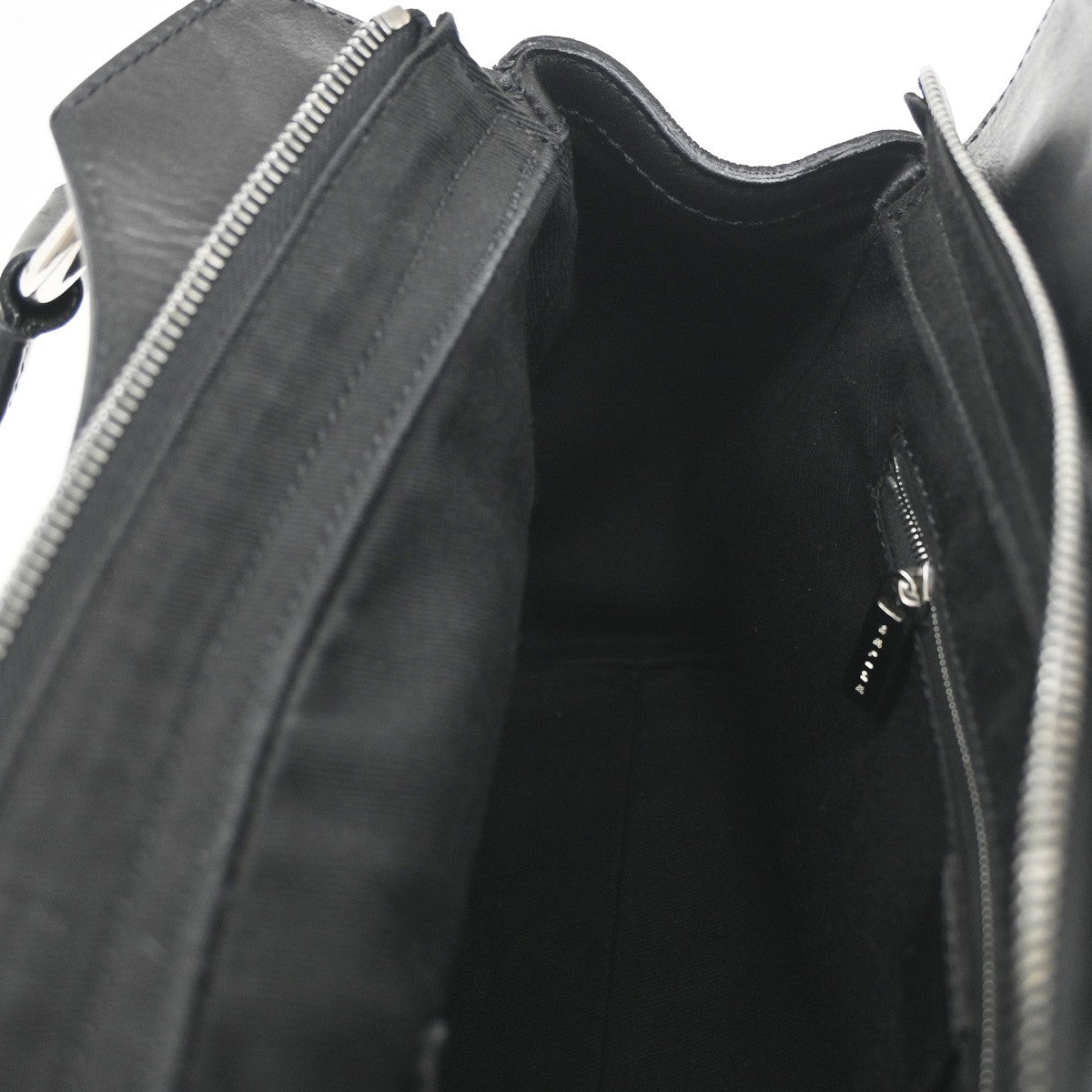 Celine C Macadam Handbag Suede, BLACK, SUEDE, Shoulder bag