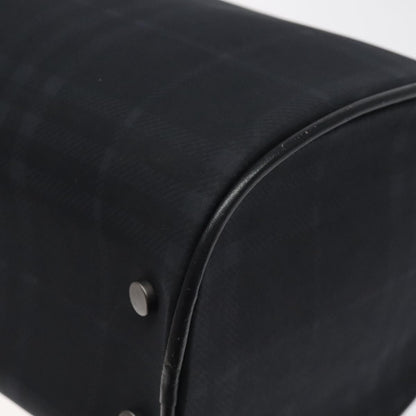 Burberry Nova check boston bag Canvas, NAVY, CANVAS, Handbag