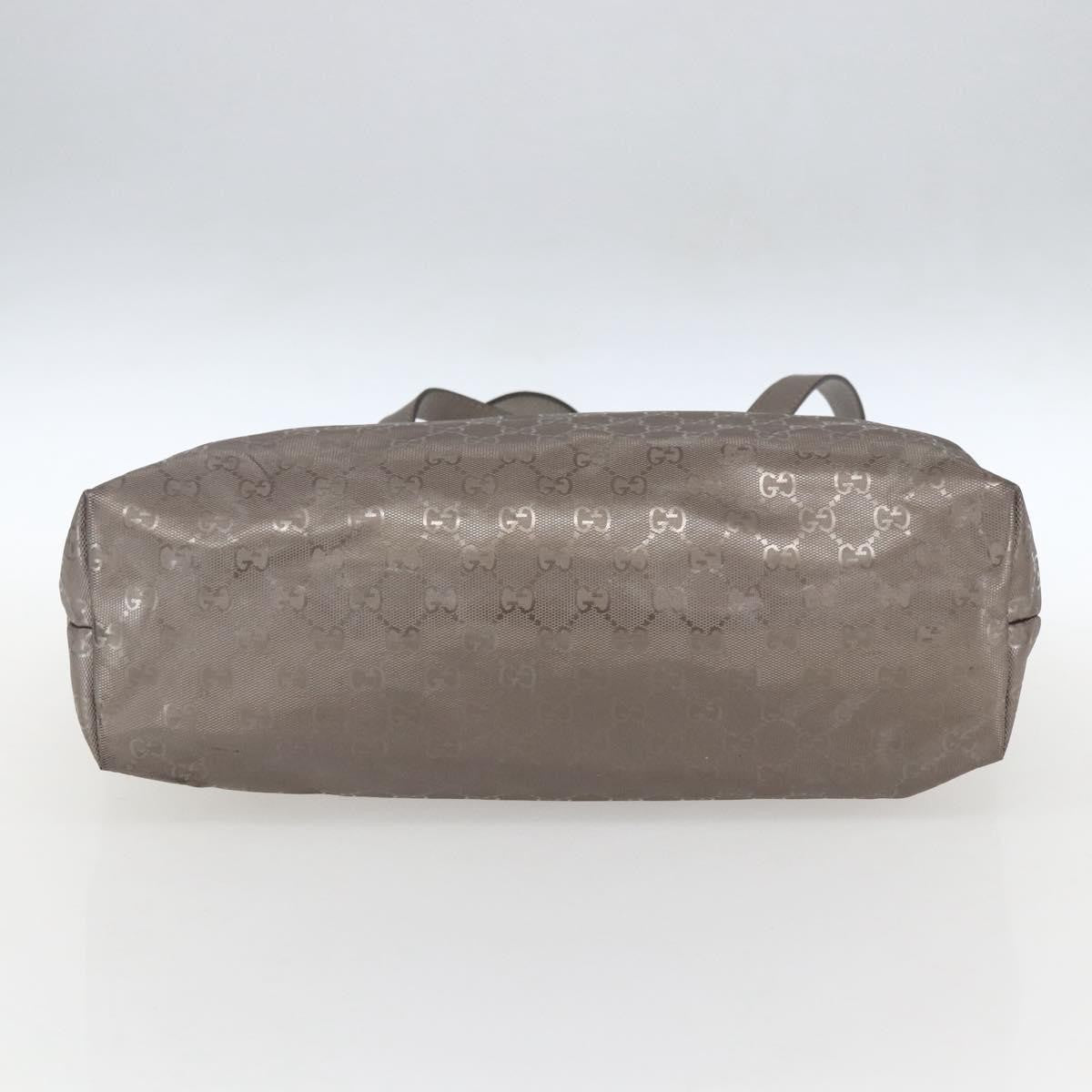 Gucci Plus Tote GG Imprime, SILVER, PVC, Tote bag