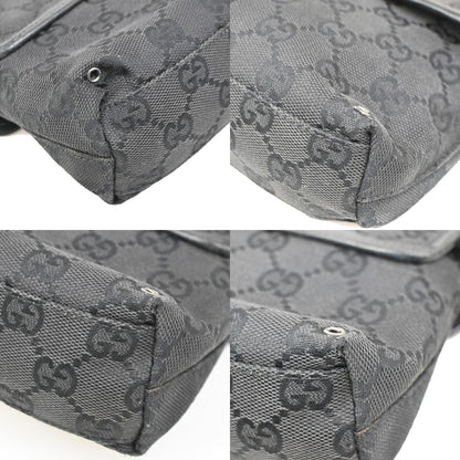 Gucci Vintage Jackie Waist Bag GG Canvas, BLACK, CANVAS, Shoulder bag