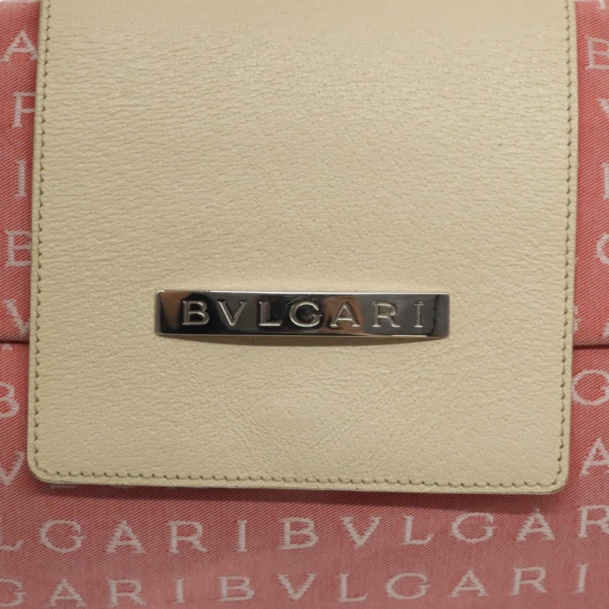 Bvlgari B.Zero1 Logomania Bag Canvas with Leather, PINK, CANVAS, Shoulder bag