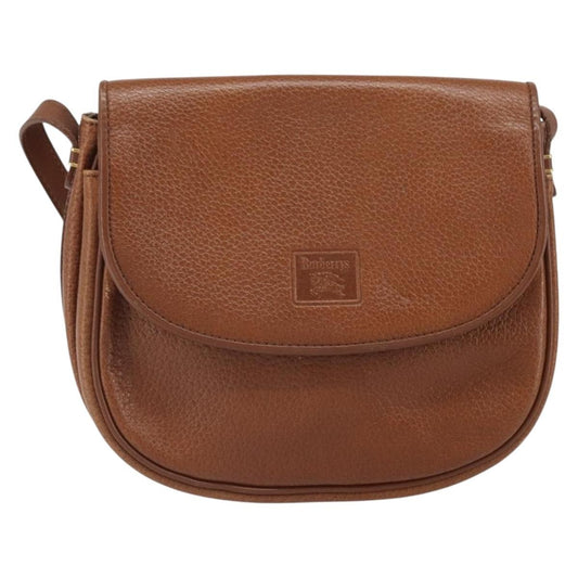 Burberry Vintage Shoulder Bag Leather, BROWN, LEATHER, Shoulder bag