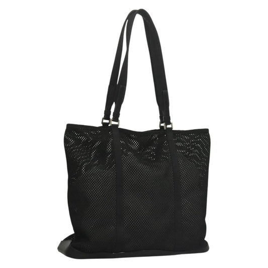 Prada Vintage Tote Nylon, BLACK, NYLON, Tote bag
