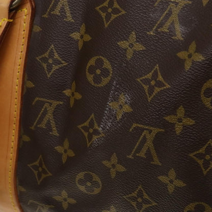 Louis Vuitton Sac Polochon Handbag Monogram Canvas, BROWN, CANVAS, Travel bag