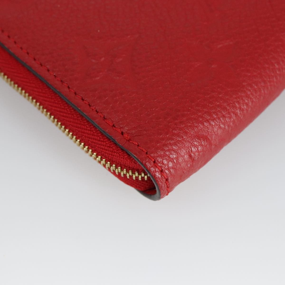 Louis Vuitton Porte-Monnaie Zippy Wallet monogramme empreinte, BROWN, LEATHER, Wallets