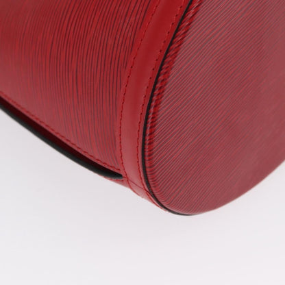 Louis Vuitton Cluny Shoulder Bag Epi Leather, RED, LEATHER, Shoulder bag