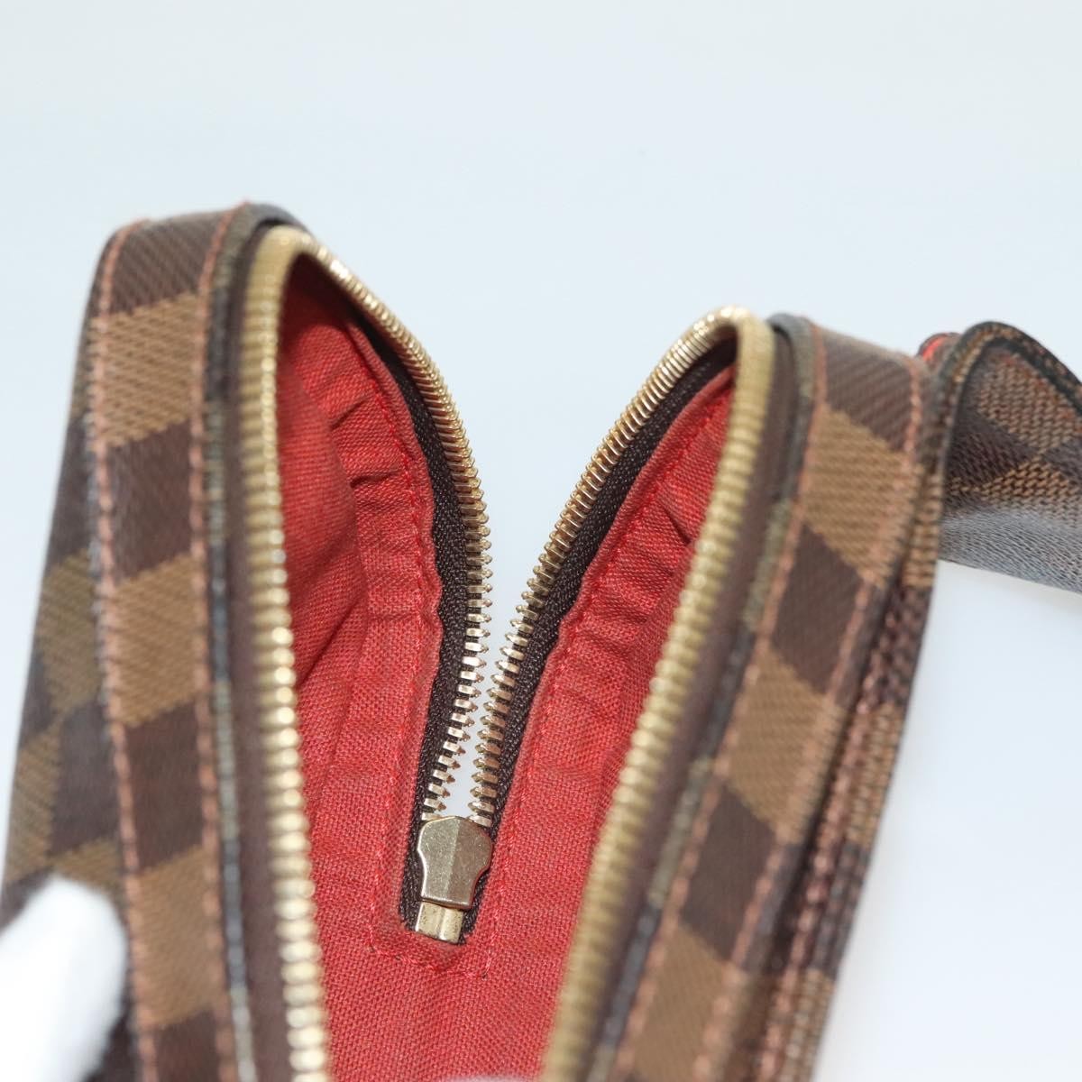 Louis Vuitton Geronimos Waist Bag Damier, BROWN, CANVAS, Shoulder bag