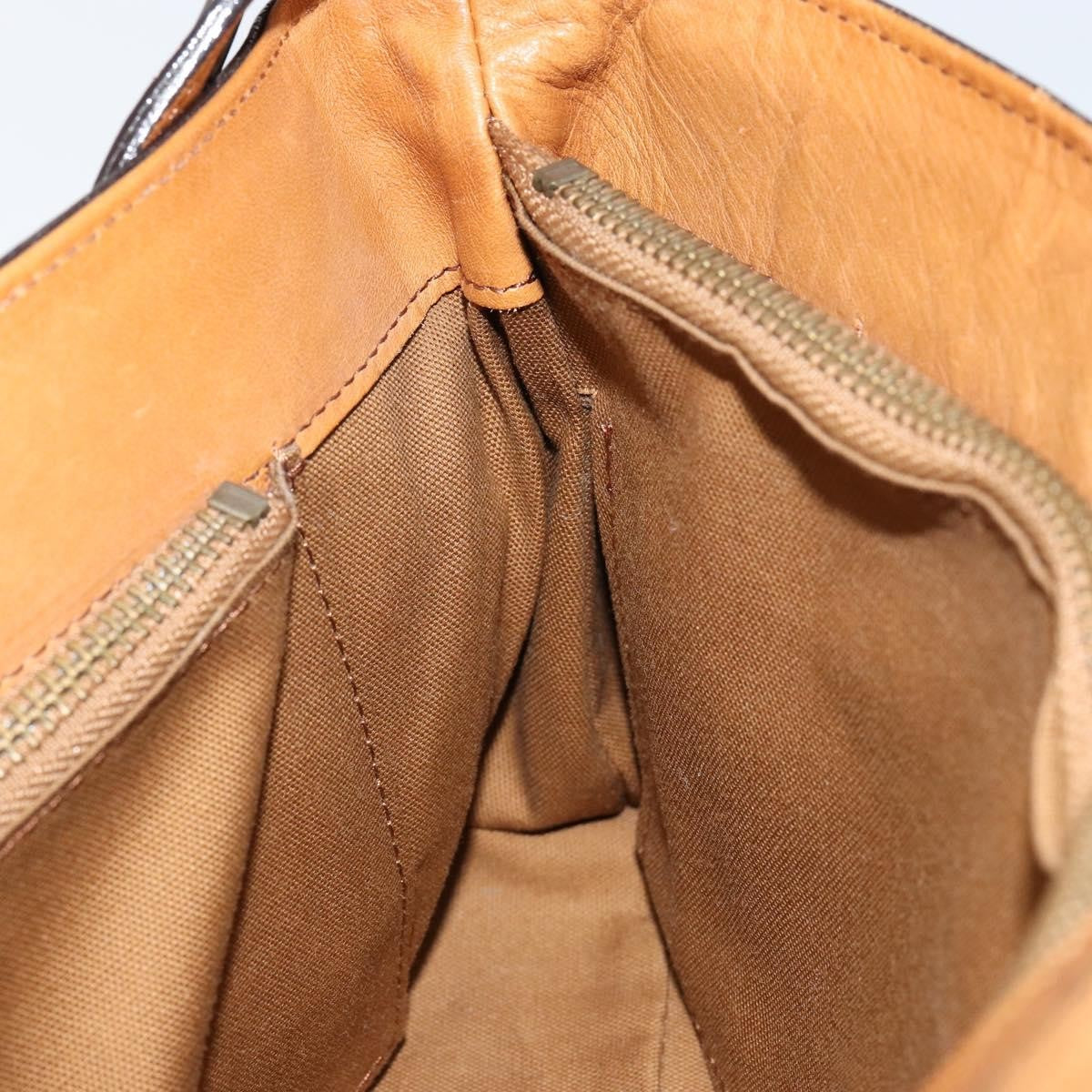 Chloe Vintage handbag Leather, BROWN, LEATHER, Shoulder bag