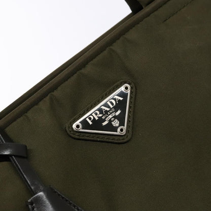 Prada Tote Vitello Daino Vitello Daino, GREEN, NYLON, Tote bag