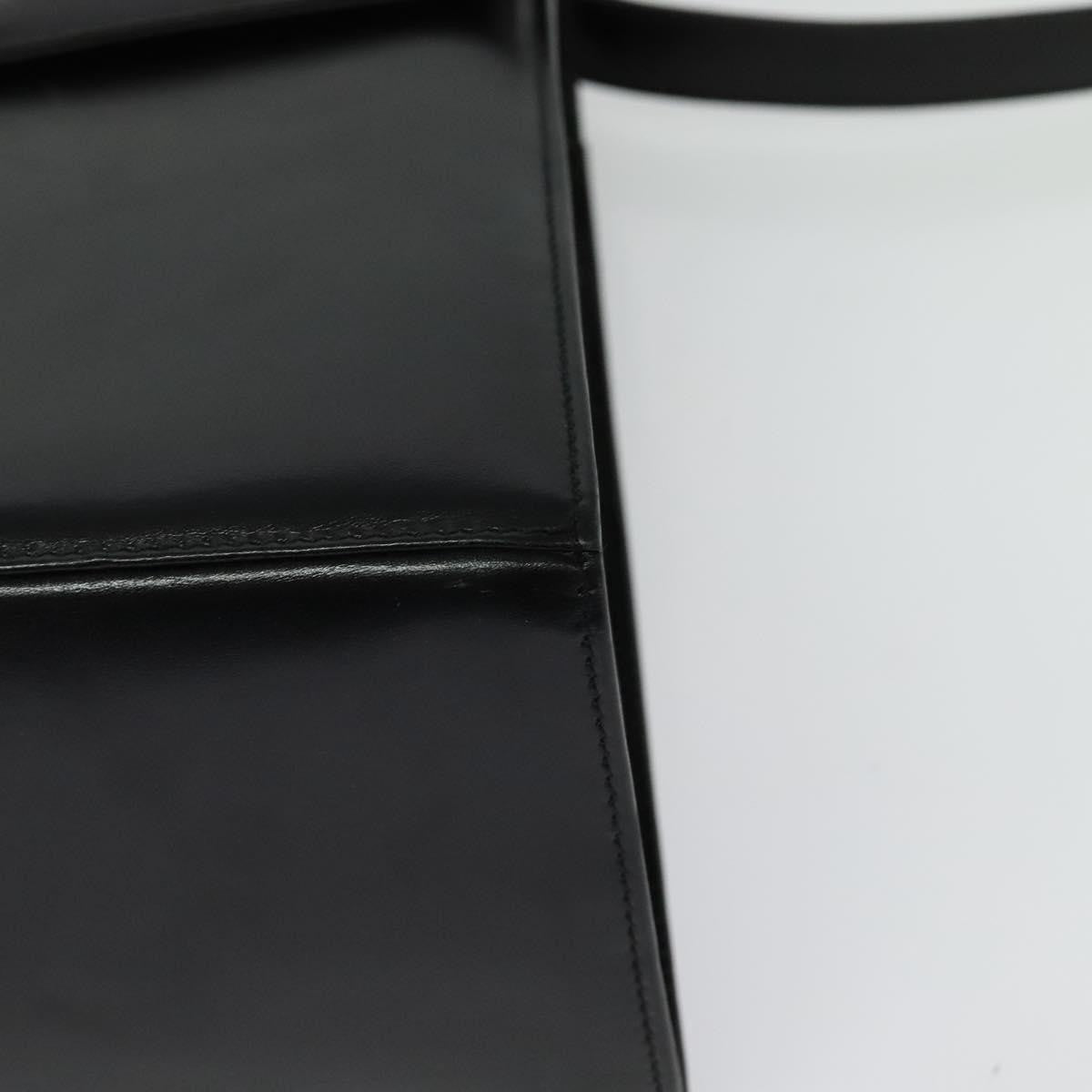 Salvatore Ferragamo Gancini Convertible Top Handle Bag Leather, BLACK, LEATHER, Handbag