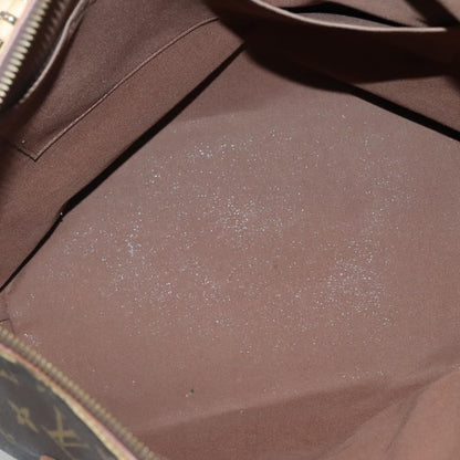 Louis Vuitton Palermo Handbag Monogram Canvas, BROWN, CANVAS, Tote bag