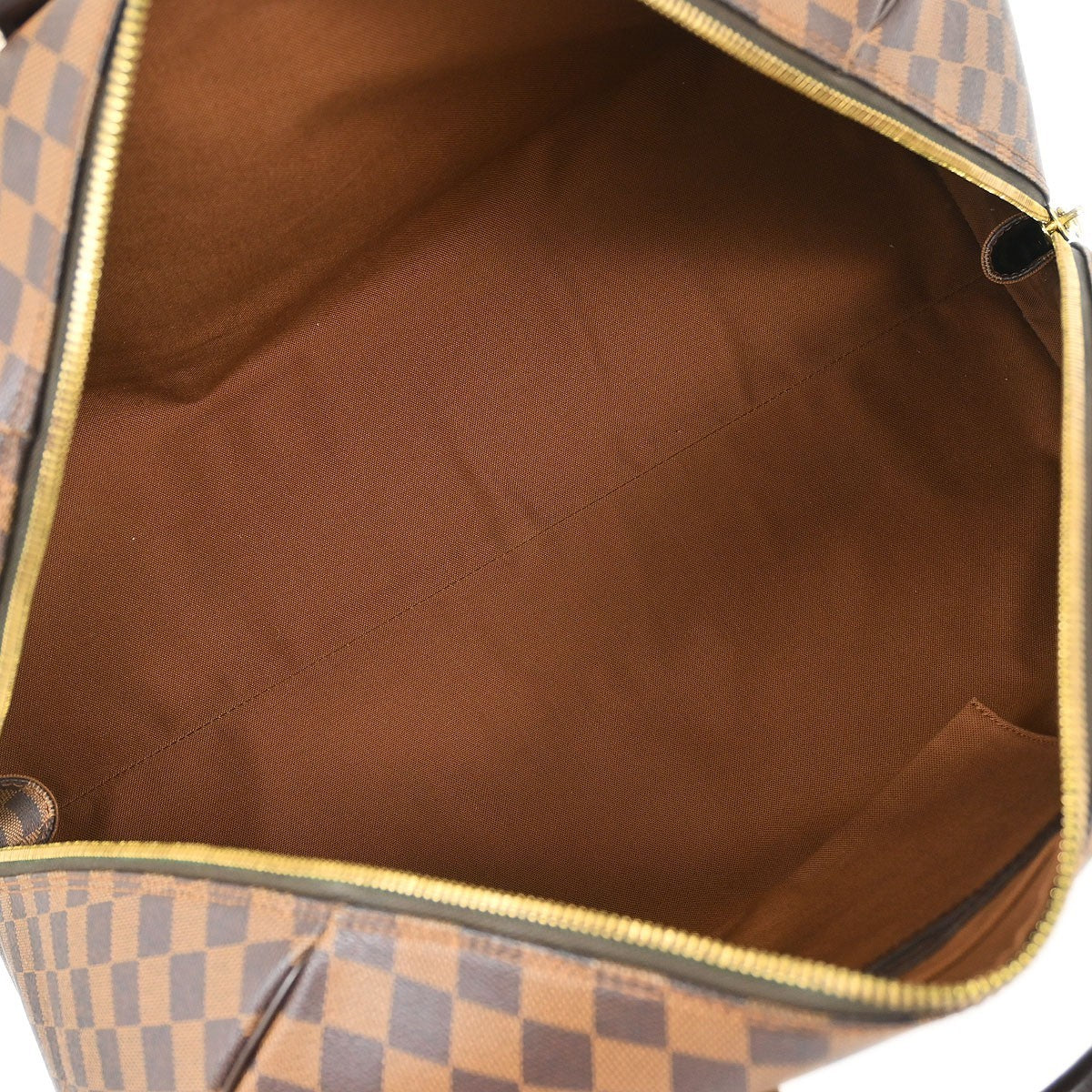 Louis Vuitton Ribera Handbag Damier, BROWN, CANVAS, Travel bag