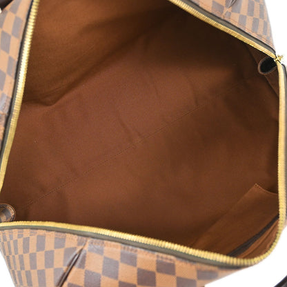 Louis Vuitton Ribera Handbag Damier, BROWN, CANVAS, Travel bag