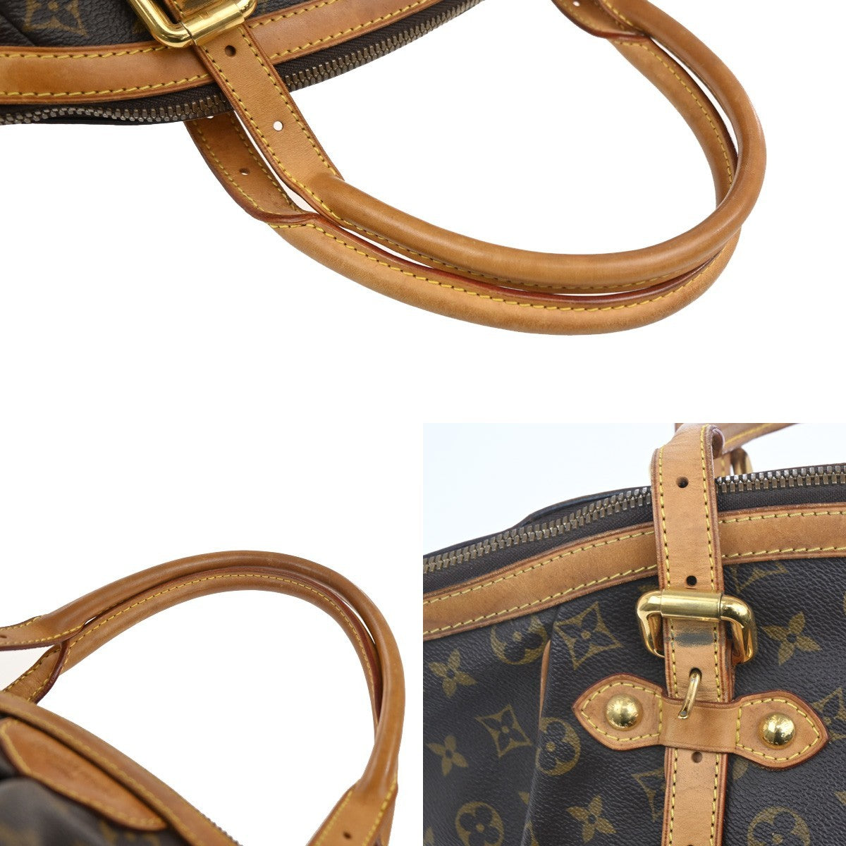 Louis Vuitton Tivoli Handbag Monogram Canvas, BROWN, CANVAS, Shoulder bag