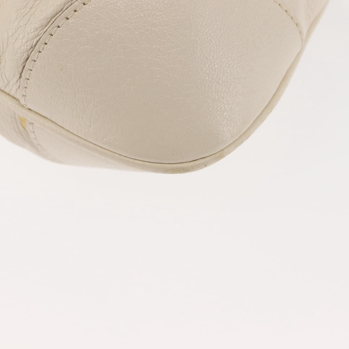 Salvatore Ferragamo Marisa Satchel Leather, WHITE, LEATHER, Handbag