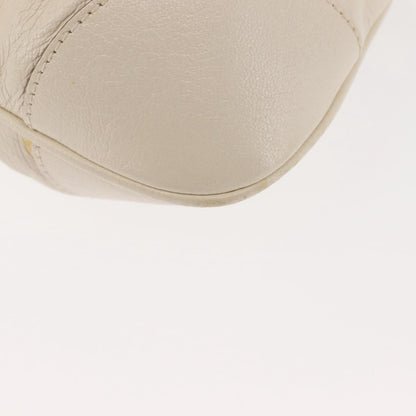 Salvatore Ferragamo Marisa Satchel Leather, WHITE, LEATHER, Handbag