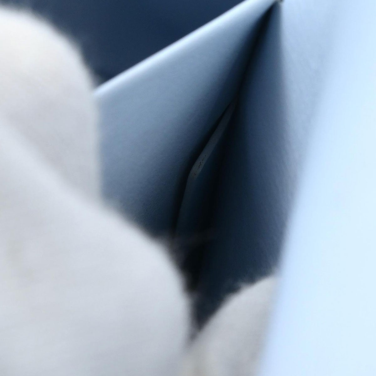 Christian Dior Be Dior Bag Smooth Leather, BLUE, LEATHER, Handbag