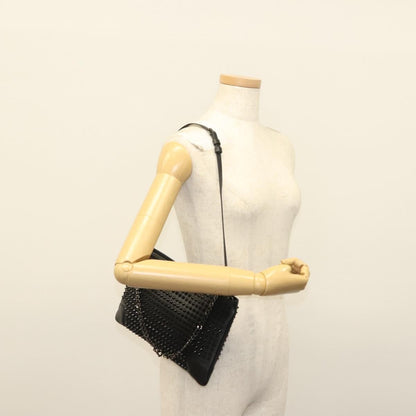 Christian Louboutin Loubiclutch Spiked Leather, BLACK, LEATHER, Shoulder bag