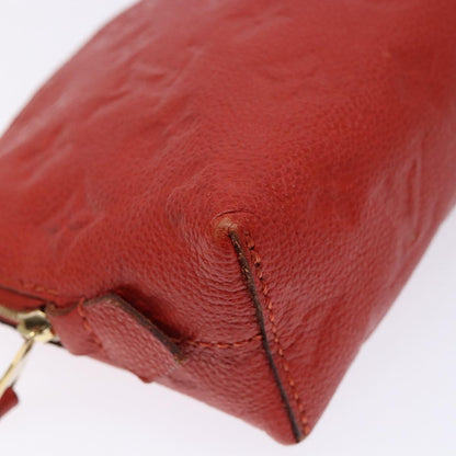 Louis Vuitton Cosmetic Pouch Monogram Empreinte Leather, RED, LEATHER, Toiletry Case