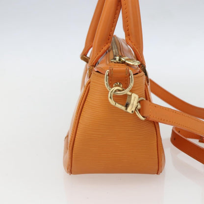 Louis Vuitton Danura Handbag Epi, ORANGE, LEATHER, Handbag