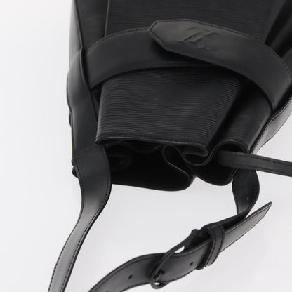 Louis Vuitton Vintage Sac d'Epaule Handbag Epi Leather, BLACK, LEATHER, Shoulder bag