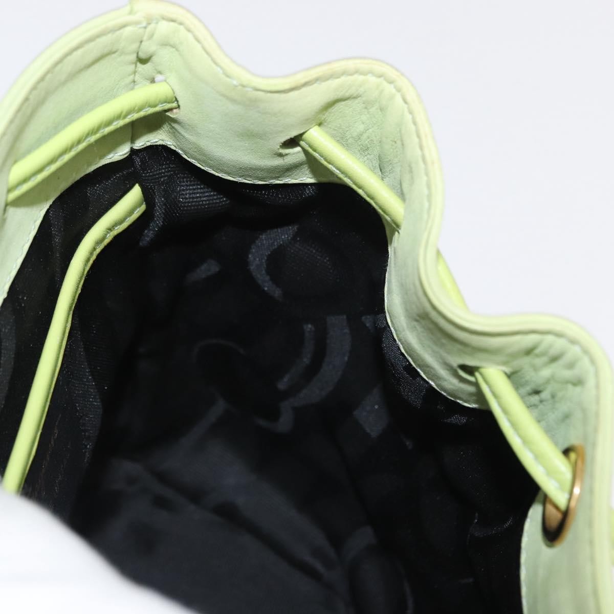 Salvatore Ferragamo Gancini Backpack Suede, GREEN, SUEDE, Backpack