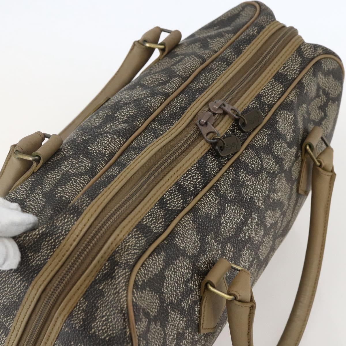 Saint Laurent Vintage Handbag PVC Leather, GRAY, PVC, Handbag