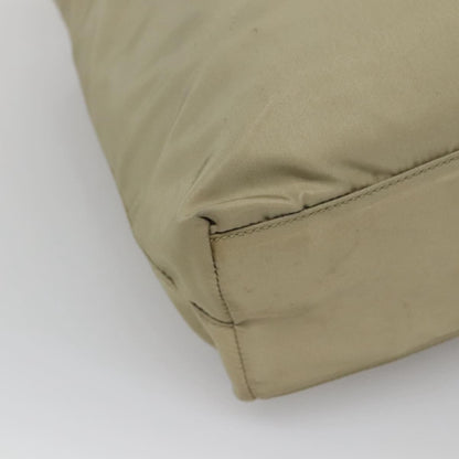 Prada Vintage Zip Tote Tessuto, BEIGE, NYLON, Tote bag