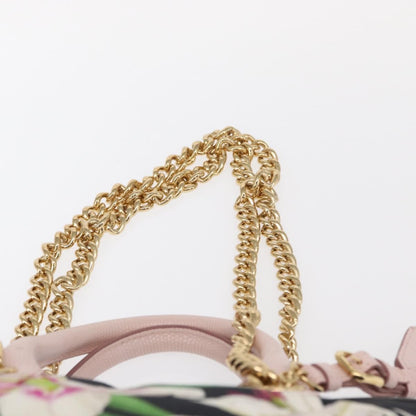 Dolce & Gabbana Capri Tote Printed Canvas with Lizard Embossed Leather, MULTICOLOUR, CANVAS, Tote bag