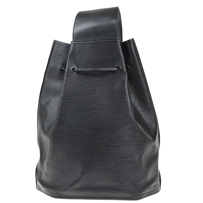 Louis Vuitton Vintage Sac d'Epaule Handbag Epi Leather, BLACK, LEATHER, Handbag