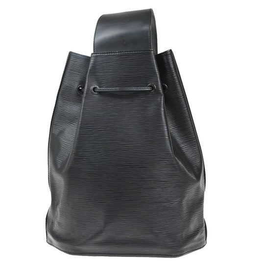 Louis Vuitton Vintage Sac d'Epaule Handbag Epi Leather, BLACK, LEATHER, Handbag