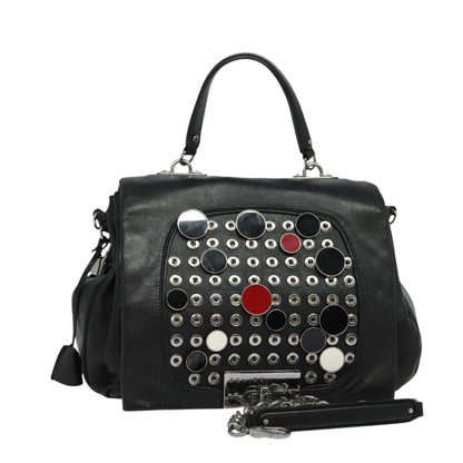 Celine Handbag Leather, BLACK, LEATHER, Handbag