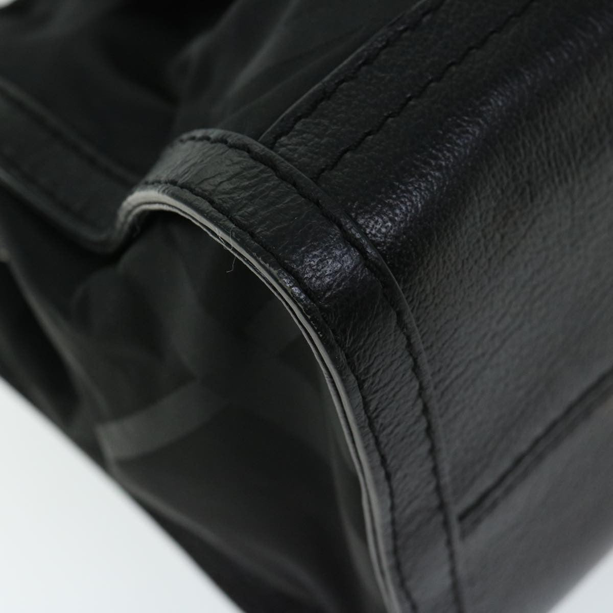 Burberry Vintage Handbag Nylon, BLACK, NYLON, Handbag