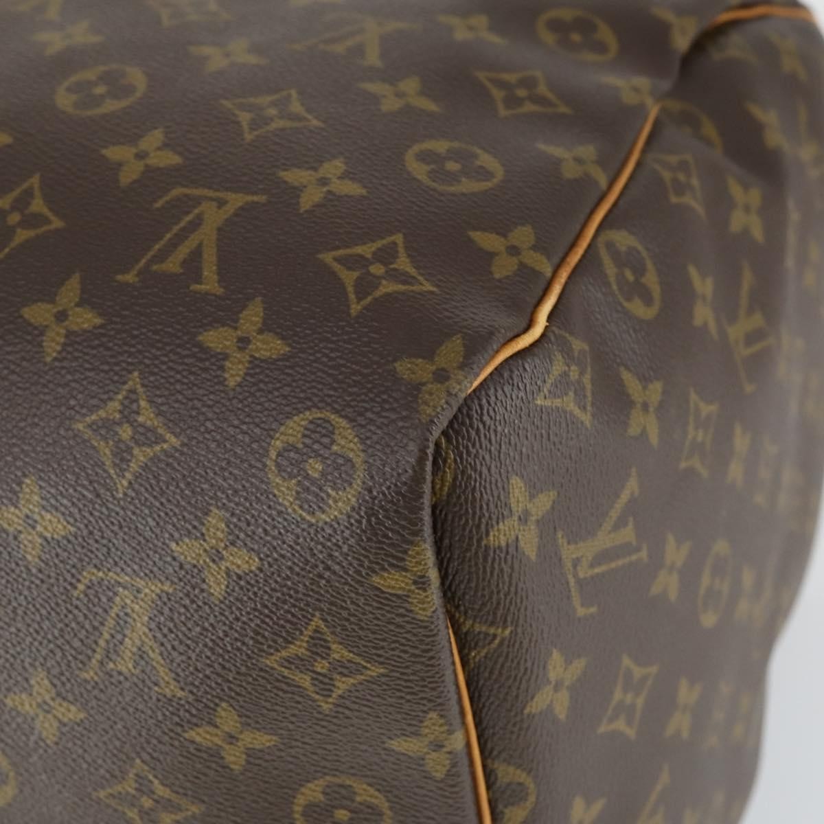 Louis Vuitton Keepall Bag Monogram Canvas, BROWN, CANVAS, Travel bag